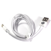 USB kabel Teracell Plus iPhone 2A Lightning beli 1.2m