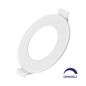 Braytron Ugradni LED panel BRY-SMD-CRP-6W-OKRUGLI-DIMABILNI-4INC-BELI-3000K