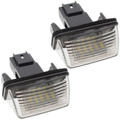 shumee Citroen Berlingo C2 C3 C4 C5 C6 DS4 Jumpy Saxo Spacetourer Xsara LED luči registrske tablice 2 kosa komplet