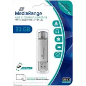 Mediarange 32GB/3.0/COMBO SA USB TYPE-C PLUG/MR936 USB flasf memorija ( UFMR936/Z )