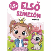 Moja prva pobarvanka - za deklice