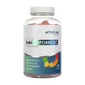 Vitamin C i D3 za imunitet Activlab Pharma, limun (60 gumenih bombona)