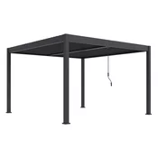 Rojaplast Bioklimatska pergola INTRO DUO 4x4 m, aluminij - samostoječa, dvo-conska - Z MONTAŽO