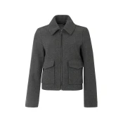 VERO MODA Prehodna jakna VMSafir temno siva
