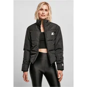 Womens quilted jacket Starter Logo black