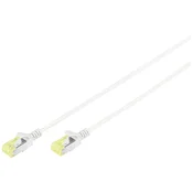 DIGITUS Digitus DK-1624-A-015S RJ45 omrežni kabel CAT6a U/FTP 1.5 m siva brez halogena, ognjevaren, prilagodljiv, zaščita iz folije, zaščiten 1 kos, (20416906)