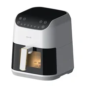 Deerma DEM-KZ130W — Air fryer 5,5 L, 1300 W | Stakleni prozor & tajmer