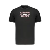 Calvin Klein Jeans Majica Logo Graphic  roza / črna / bela