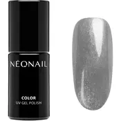 NEONAIL Winter Symphony gel lak za nohte z uporabo UV/LED lučke odtenek Silver Sheen 7.2 ml