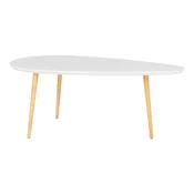 House Nordic Klubska mizica, 60x110x45 cm, bela