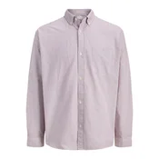 Jack & Jones Plus Srajca JORNORREBRO  karminsko rdeča / bela