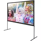 VEVOR Projekcijsko platno s stojalom 2380x665x2050 mm belo