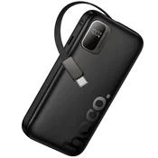 Hoco Powerbank 10000 mAh QC PD 20W s uvlačivim USB C kabelom Q51 crni