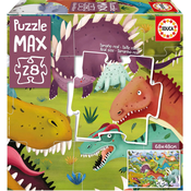 Puzzle Dinosaury MAX Educa 28 velkých dielikov od 3 rokov EDU19954