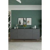 Hanah Home komoda Ferrro 180, 180 cm, antracit