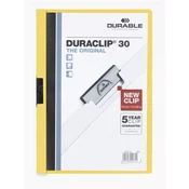 IZDRŽLJIVA Duraclip A/4 mapa s kopcom, do 30 listova, žuta 220004