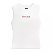 Tommy Jeans Top ESS rdeča/črna/bela
