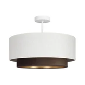 Plafonski luster NATIA 1xE27/60W/230V precnik 45 cm bela/braon
