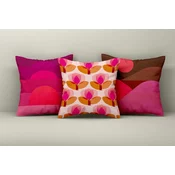 Aberto Design Set dekorativnih jastucnica Asr_plw25-29, 43x43 cm, 3 komada, Šarena