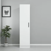 Hanah Home Kale 190 White Garderober, 45x190x52cm,