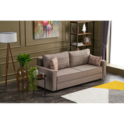 Svjetlo smeđa sklopiva sofa 215 cm Ece – Artie