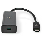 NEDIS kabelski adapter USB 3.2 Gen 1/ USB-C konektor - Mini DisplayPort vtičnica/ okrogel/ črn/ 20