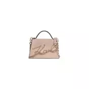 Karl Lagerfeld Torba za čez ramo K/Signature  staro roza