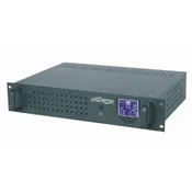 GEMBIRD UPS Rack 2000VA (1200 W) UPS-RACK-2000 tamnosivi
