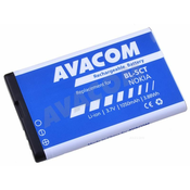 Avacom Nadomestna baterija za Nokia 6303, 6730, C5, Li-Ion 3,7V 1050mAh (nadomestna BL-5CT)