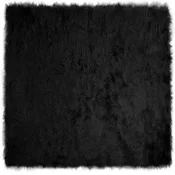 Tepih od umjetne ovcje kože TAFALLA Crna 200 x 200 cm Poliester