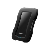 ADATA zunanji trdi disk 1TB USB 3.1 HD330, Črna barvna škatla, črna (gumijasta, odporna na udarce)
