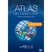 Geografia atlas Polska kontynenty świat klasy 5-8 szkoła podstawowa EDYCJA 2023-2025
