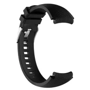 BStrap Silicone Davis pašček za Huawei Watch 3/3 Pro, black