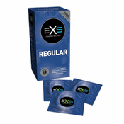 EXS Regular 12-Pack - Classic Thin Latex Protection, 54 mm, Flared Shape EXS032D
