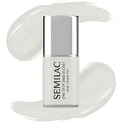 Semilac One Step Glossy 3v1 S110 The White hibridni lak za nohte 7 ml