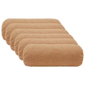 vidaXL Prevleka za blazino 6 pcs HEERLEN Bež O 15 x 40 cm Bouclé