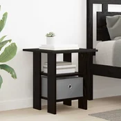 Nocni ormaric Crni hrast 41 x 40 x 45 cm Konstruirano drvo