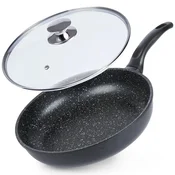 Orion Granitna ponev s steklenim pokrovom GRANDE 28 cm