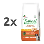 Natural Trainer Daily Nutrition Adult Medium - sveži piščanec 2 x 12 kg