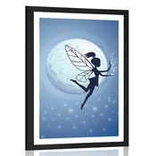 Plakat s paspartujem vila v mesečnem svitu - 60x90 no frame