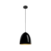 SLV viseča svetilka Para Cone, O 30 cm, črna/zlata - Dnevna soba/jedilnica - Sodobni - črna, zlata - Aluminij