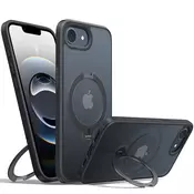 Premium ovitek Torras Ostand Spin za iPhone 16e/17e - black