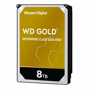Western Digital WD Gold 8TB 3 5 inčni SATA 6Gb / s Interni tvrdi disk pogona