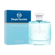 Sergio Tacchini Ocean´s Club darilni set toaletna voda 100 ml + gel za prhanje 100 ml + balzam po britju 100 ml za moške