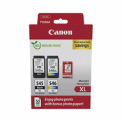 Komplet kartuš Canon PG-545 XL in CL-546 XL (+ 50x GP-501 foto papir)/Original