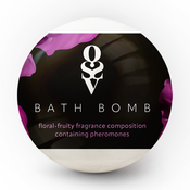 Obsessive Bath Bomb Floral Fruity šumeča kopalna kroglica s feromoni 100 g