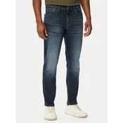 BOSS Jeans hlače 50566088 Mornarsko modra Regular Fit