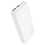 Hoco Powerbank Hoco 10000 mAh QC PD 3A 22,5 W J101, bela barva
