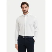 Tommy Hilfiger Srajca Poplin MW0MW43318 Bela Regular Fit