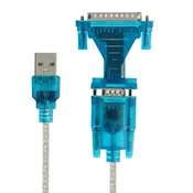 LINQ LinQ, USB 2.0 na DB25 in DB9 adapter, Svetlo modra, (5000220143)